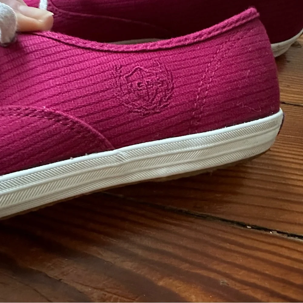 Vintage 1993 Keds Ribbed Oxford in Wine Sz 7 w orig box